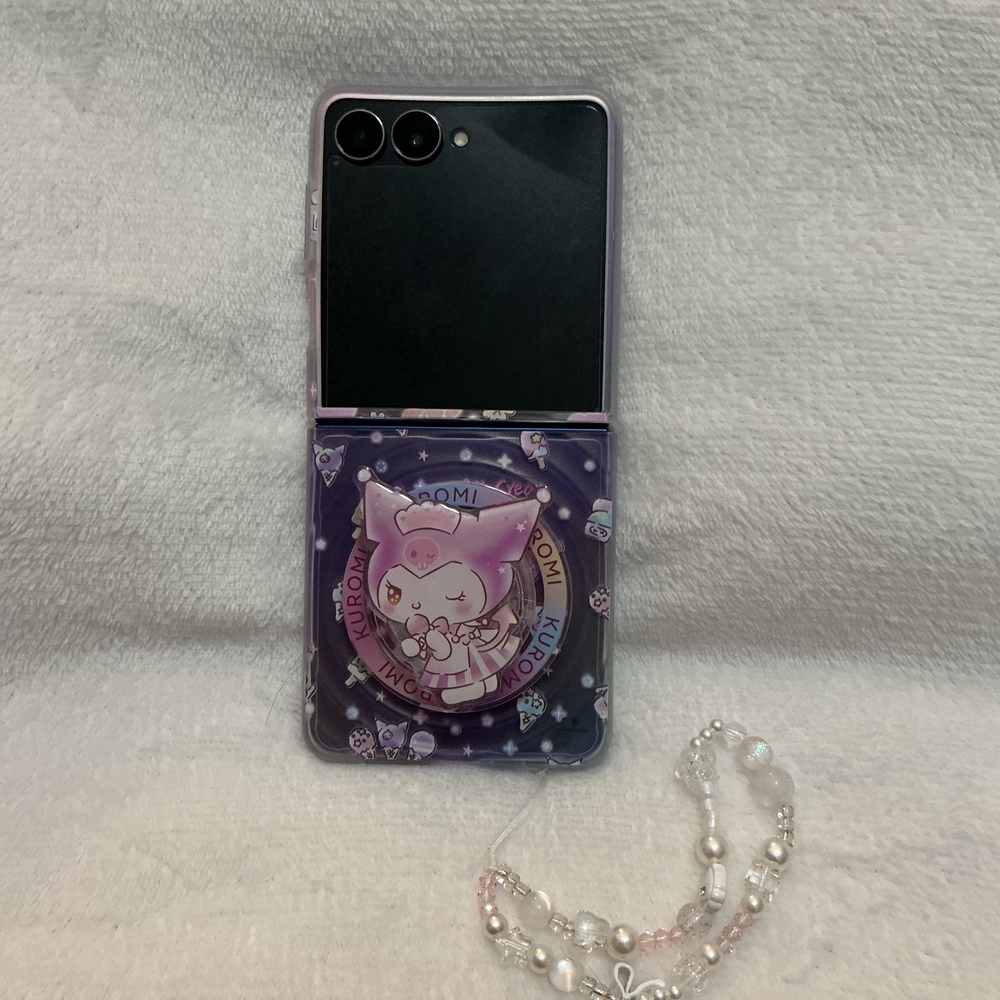 Galaxy Z Flip 7 Kuromi Phone Case
